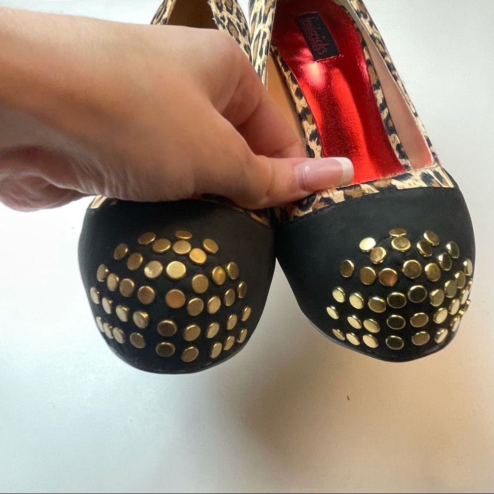 Frederick’s Cheetah Print Platform Stripper Heels Size 7.5 - Picture 4 of 12